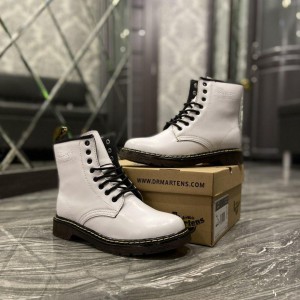 Ботинки Dr Martens 1460 White (Мех)