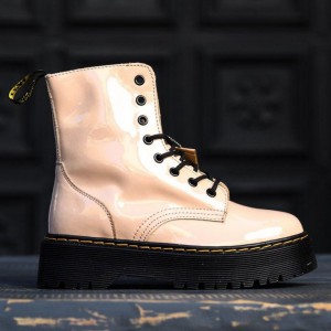 Ботинки Dr. Martens Jadon Patent Beige