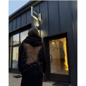 Зіп-худі з прозорою спинкою  -  rz 279