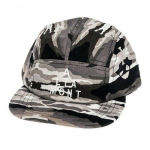 Кепка Altamont The Paint By Camo 5 Panel Hat in Black
