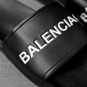Тапочки Balenciaga black