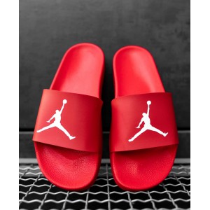 Тапки Jordan Red