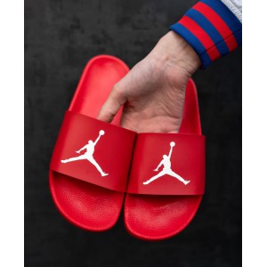 Тапки Jordan Red