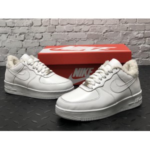 Низкие зимние кроссовки Nike Air Force (кожа two)