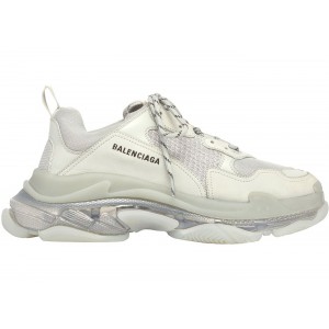 Кроссовки Balenciaga Triple S Clear Sole White Grey