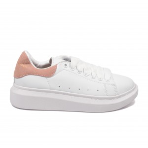 Кроссовки Alexander McQueen x Adidas White Pink