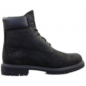 Ботинки Timberland Black (натур.мех)