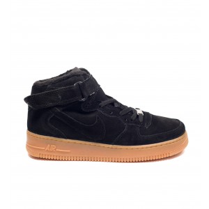 Зимние  кроссовки Nike Air Force 1 High “Black Gum” Winter