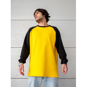 Свитшот South Oversize yellow\black