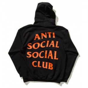 Толстовка Anti Social social club Undefeated , черная