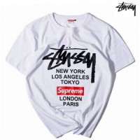 Футболка Supreme x Stussy "White"