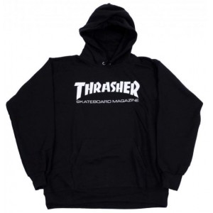 Худи Thrasher Mag Logo Hood 'The black'