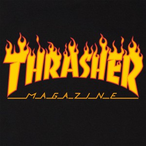 Thrasher Mag Logo Hood 'Black'